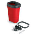 Trash Mate Waste/Recycl. Container; Sgl Unit with mount. hardware, Grn PA3005-02